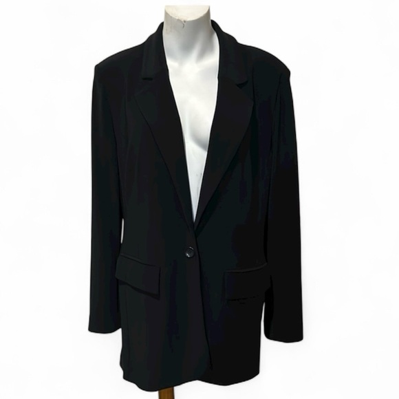 Boston Proper Black Blazer. New. Size 16 - Picture 1 of 13